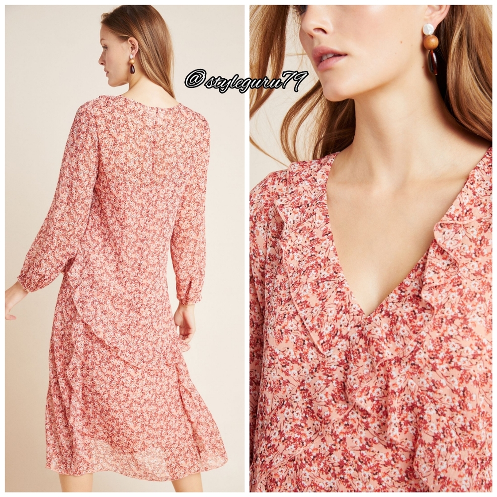 NWT, Anthropologie,  Sirena Ruffled Tunic

Dress - Picture 2 of 2